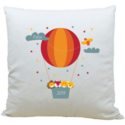 A Piece Of Personalised Animal Air Balloon Cushion